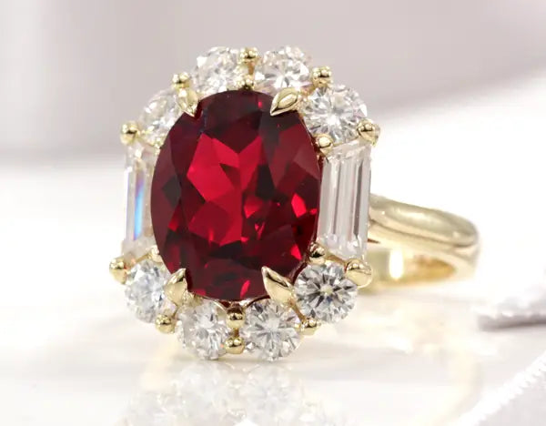 lab grown ruby sapphire gemstone rings and jewelry Quorri
