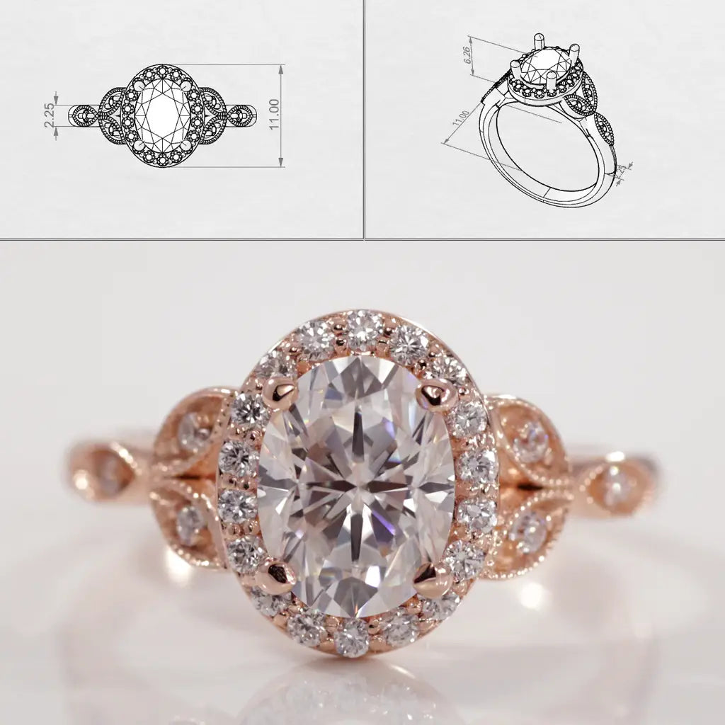 create your own custom made engagement rings Canada