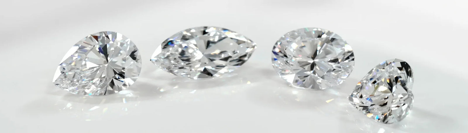 Expertly crafted Pure® lab‑grown diamond cuts showing precision and brilliance