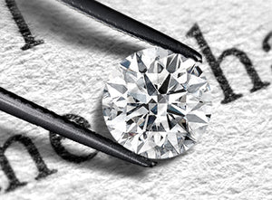 Aterna moissanite diamond passes transparency test