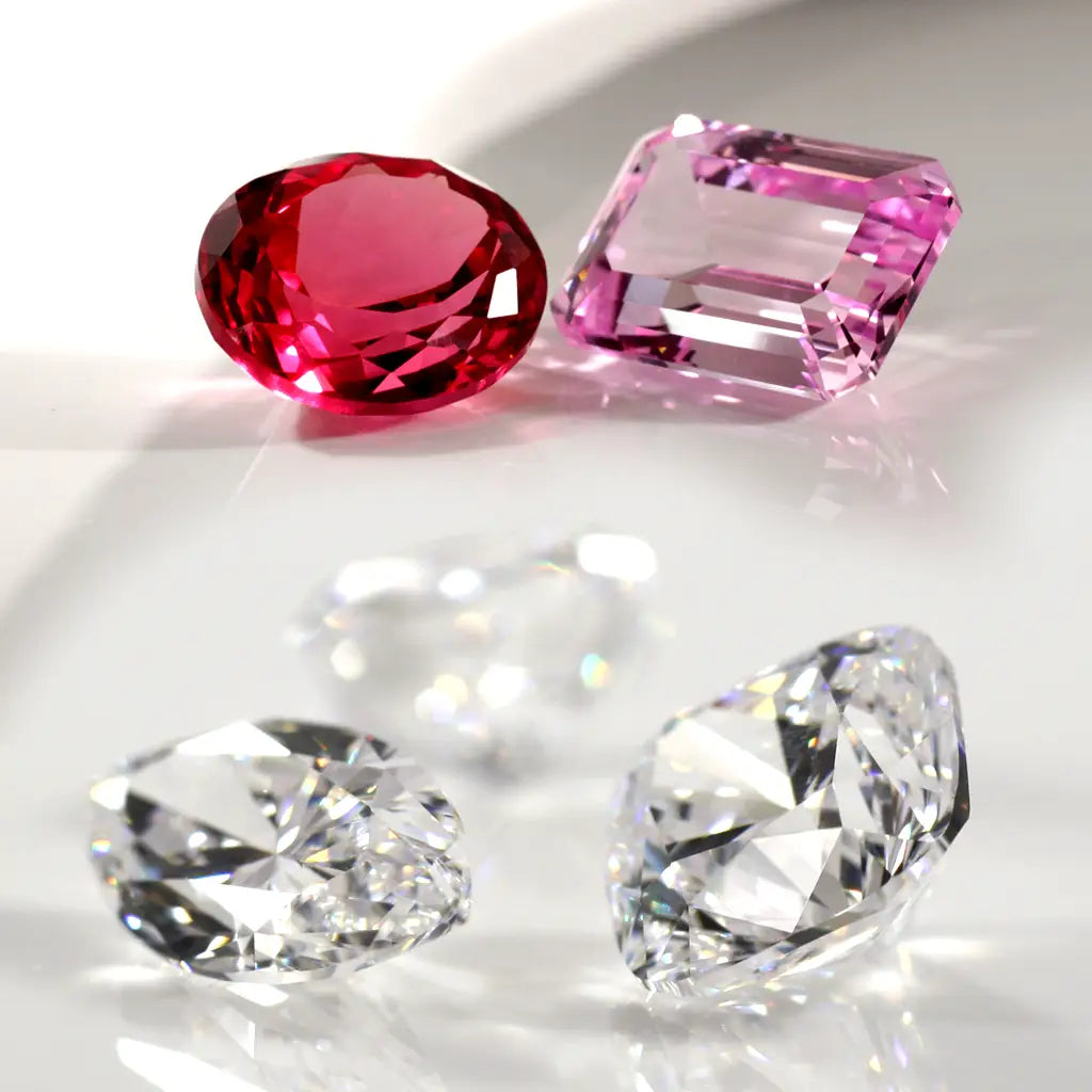 we offer affordable lab grown diamonds cultured gemstones and diamond alternatives