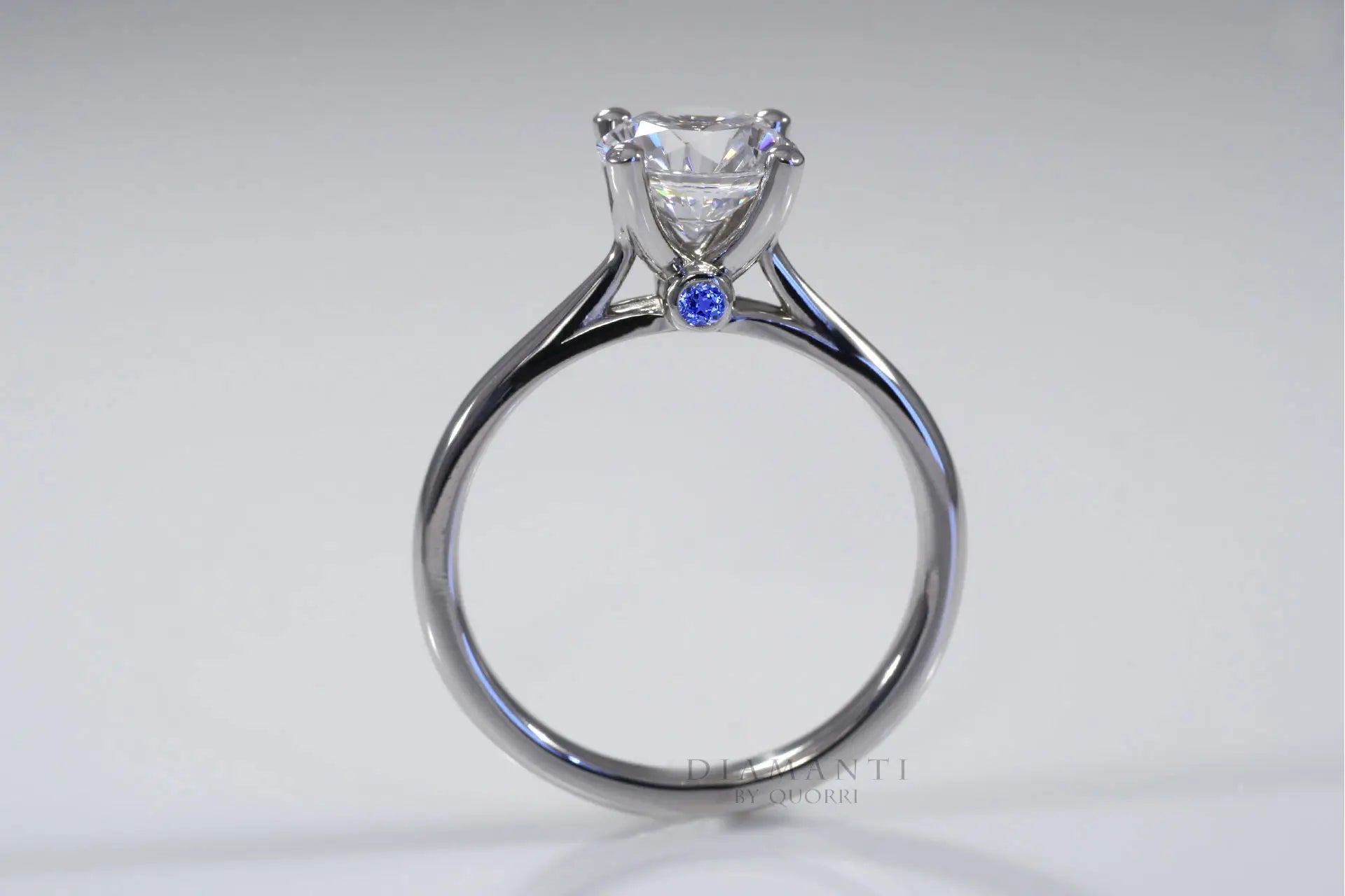 affordable cushion cut lab grown diamond solitaire engagement ring