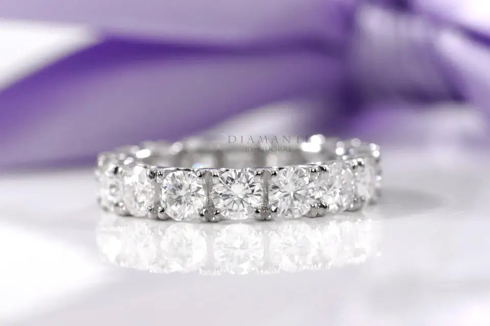 affordable designer 2ct.tw round brilliant lab diamond eternity ring Quorri