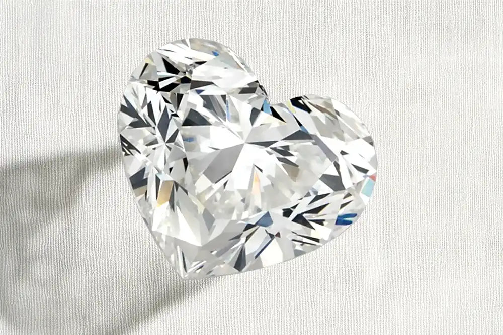 affordable heart cut lab created diamond at Quorri Canada