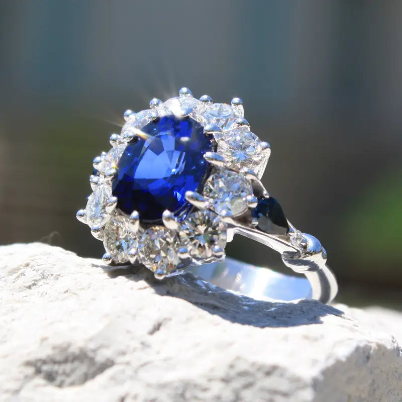 Cultured Lab Grown Blue Pink and Yellow Sapphires