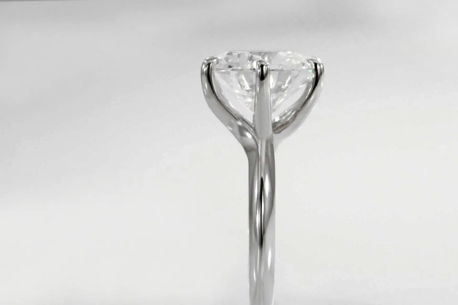 nature inspired round lab diamond engagement ring by quorri 