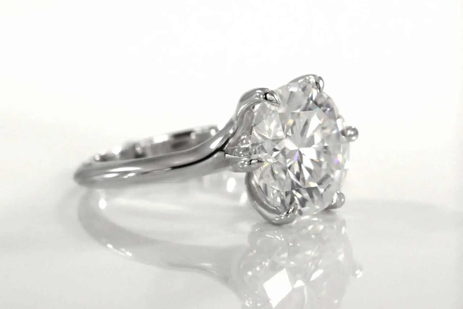 vine inspired lab diamond engagement ring by quorri 