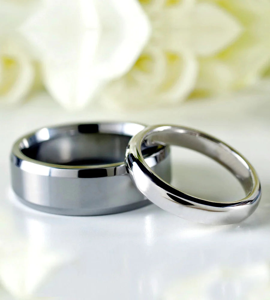 gold and platinum designer wedding bands at Quorri