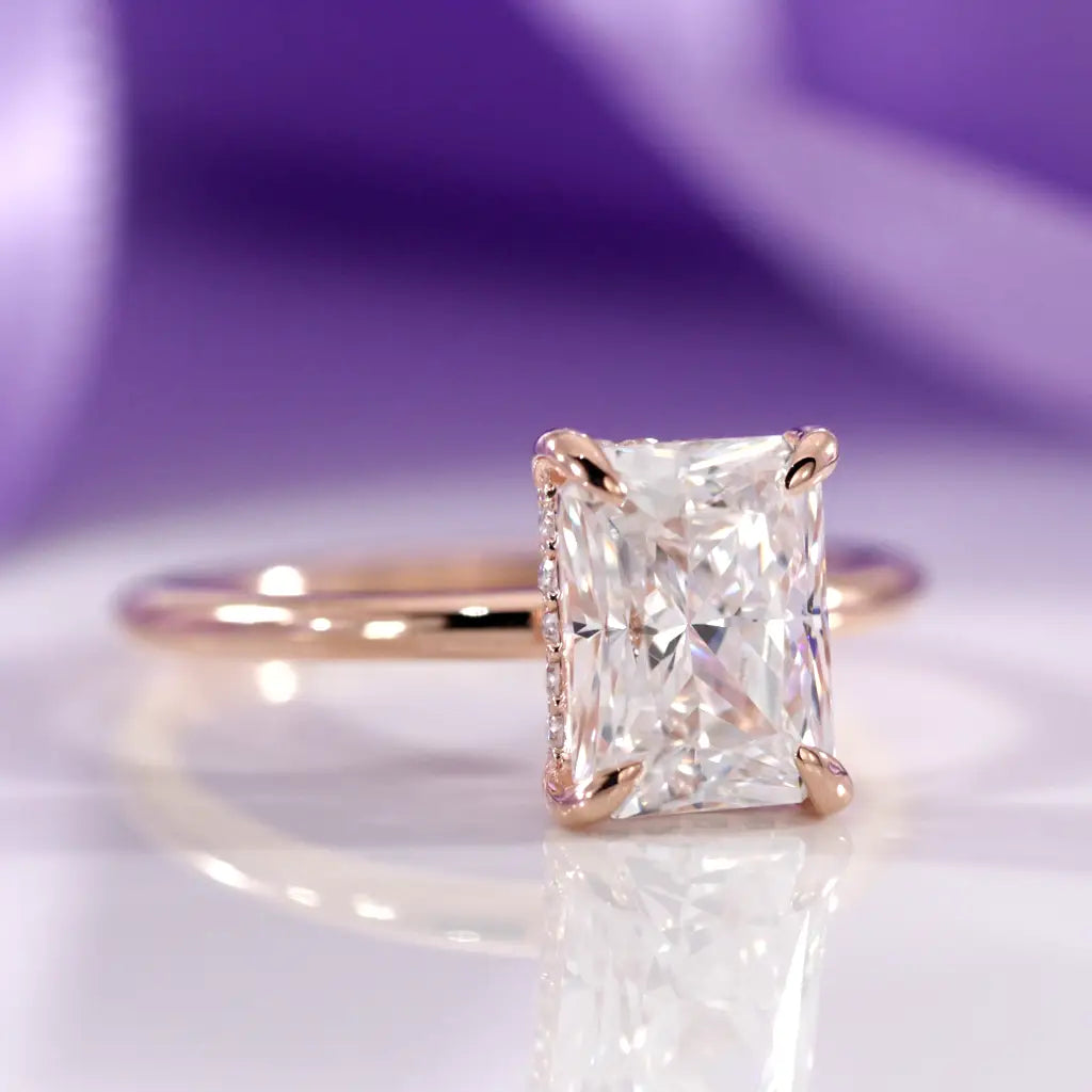 the best affordable moissanite diamonds engagement rings Quorri Canada