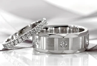wedding, eternity and anniversary rings and bands for women and men