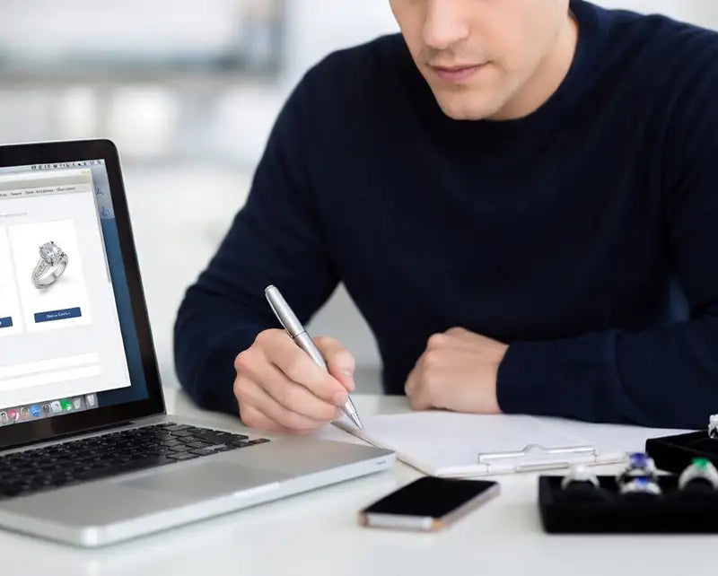 contact Quorri for lab diamond and gemstone engagement rings and fine jewelry