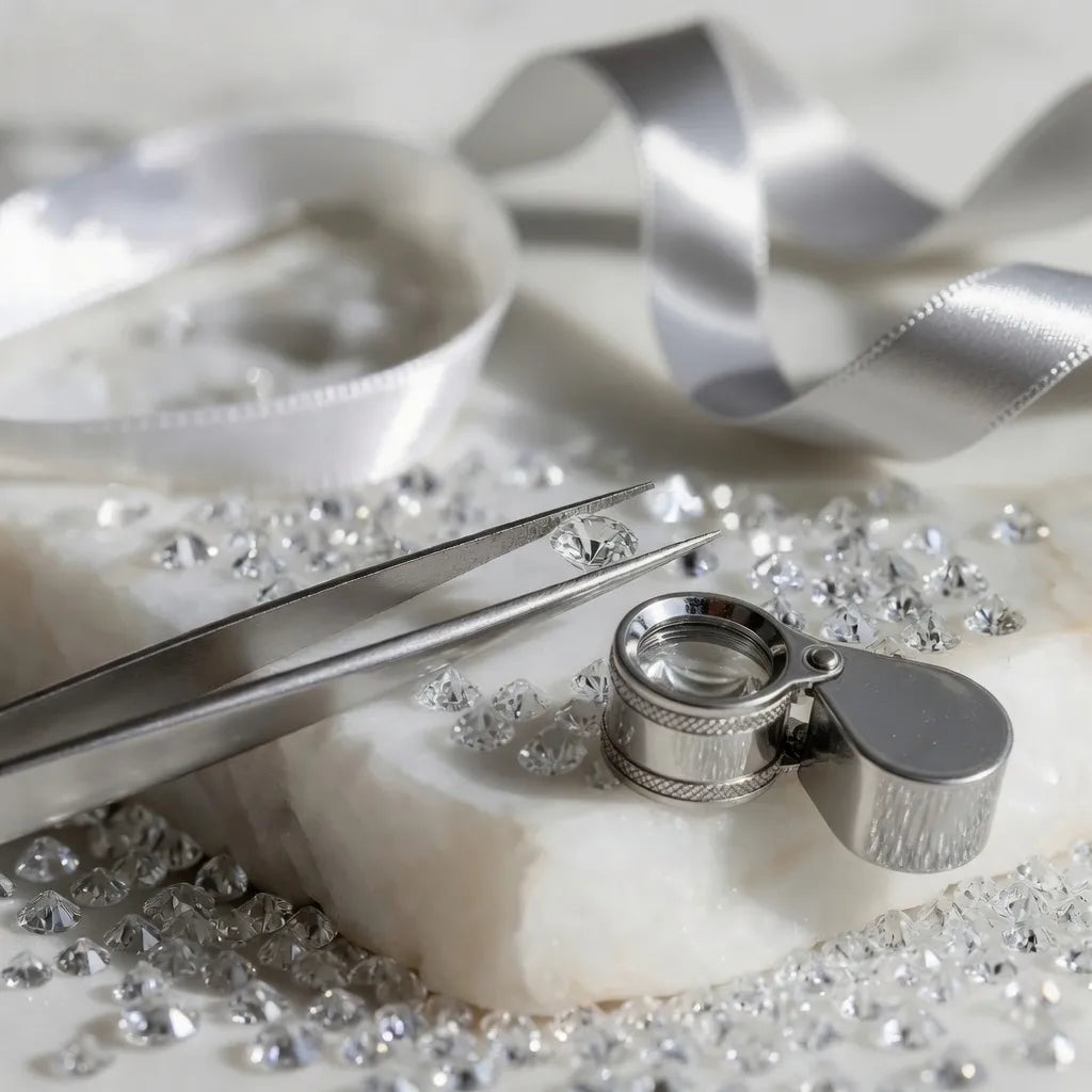 all Quorri rings are set with high grade lab diamond accents