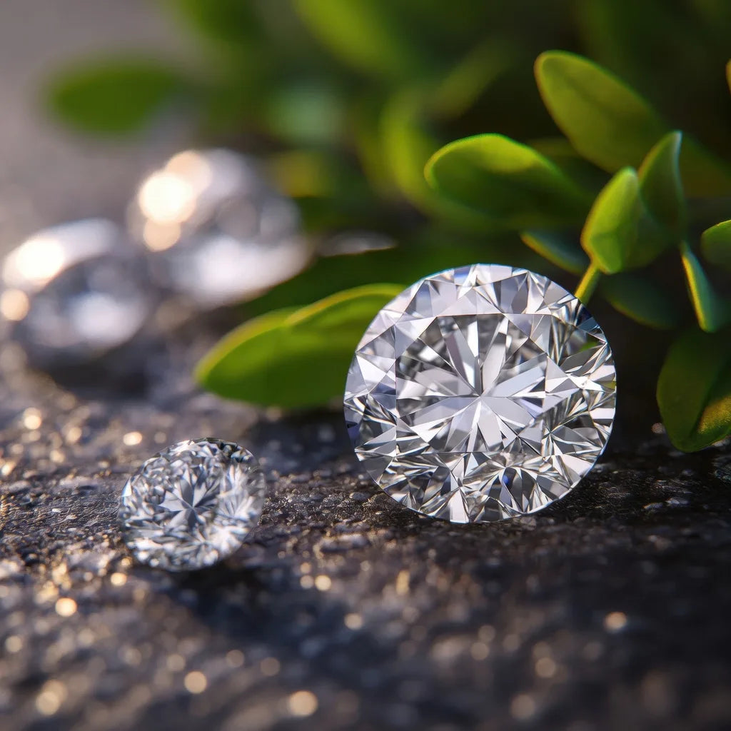 pure round lab grown diamonds are IGI certified top quality at Quorri