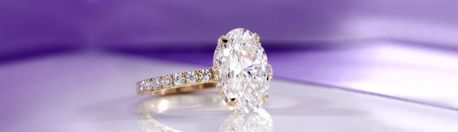 affordable lab diamond engagement rings gold and platinum at Quorri Canada