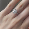 Ava-leigh 2 carat lab grown IGI certified diamond engagement ring - Quorri