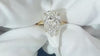 Genesis 2 carat lab diamond pear solitaire engagement ring in yellow gold - Quorri