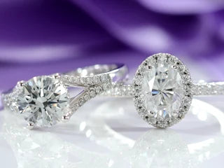 designer promise and petite Canadian engagement rings