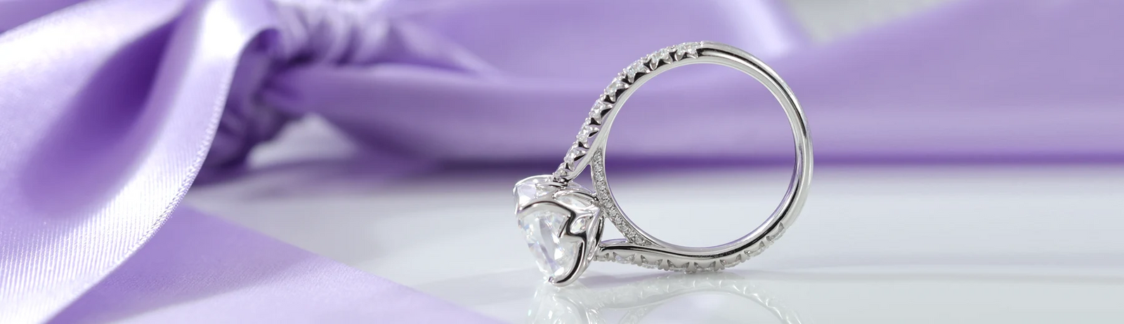 unique white gold lab diamond engagement rings Quorri