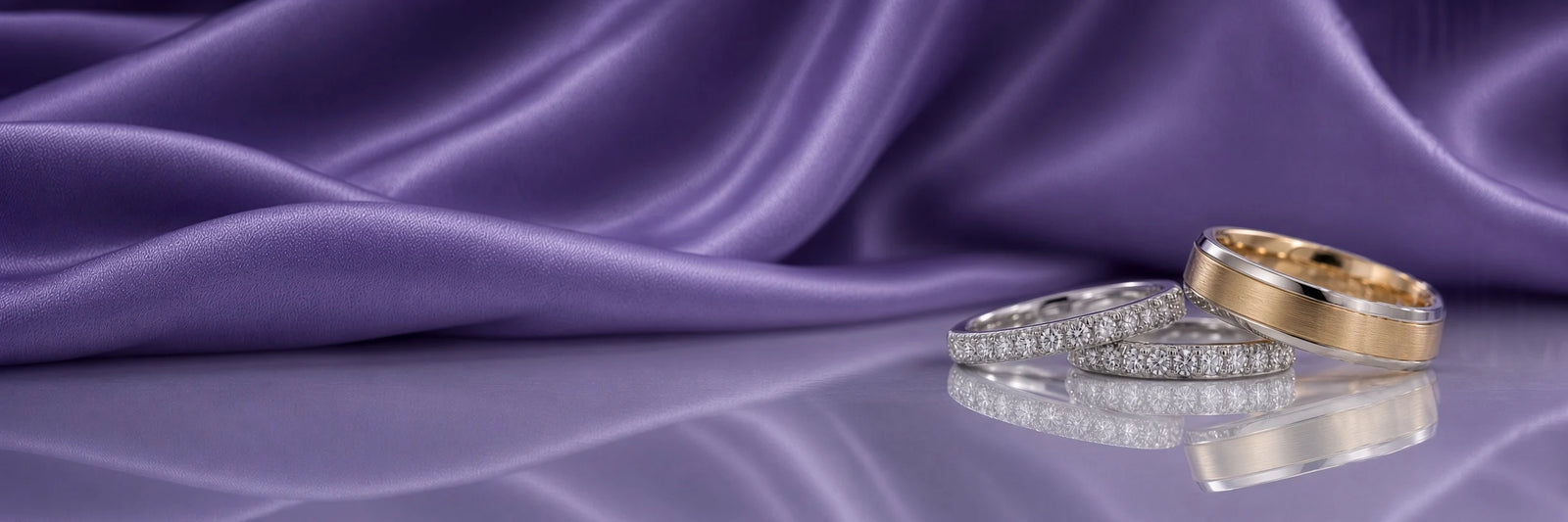 add a wedding band to any ring order and save 10% on the band - exclusively at Quorri