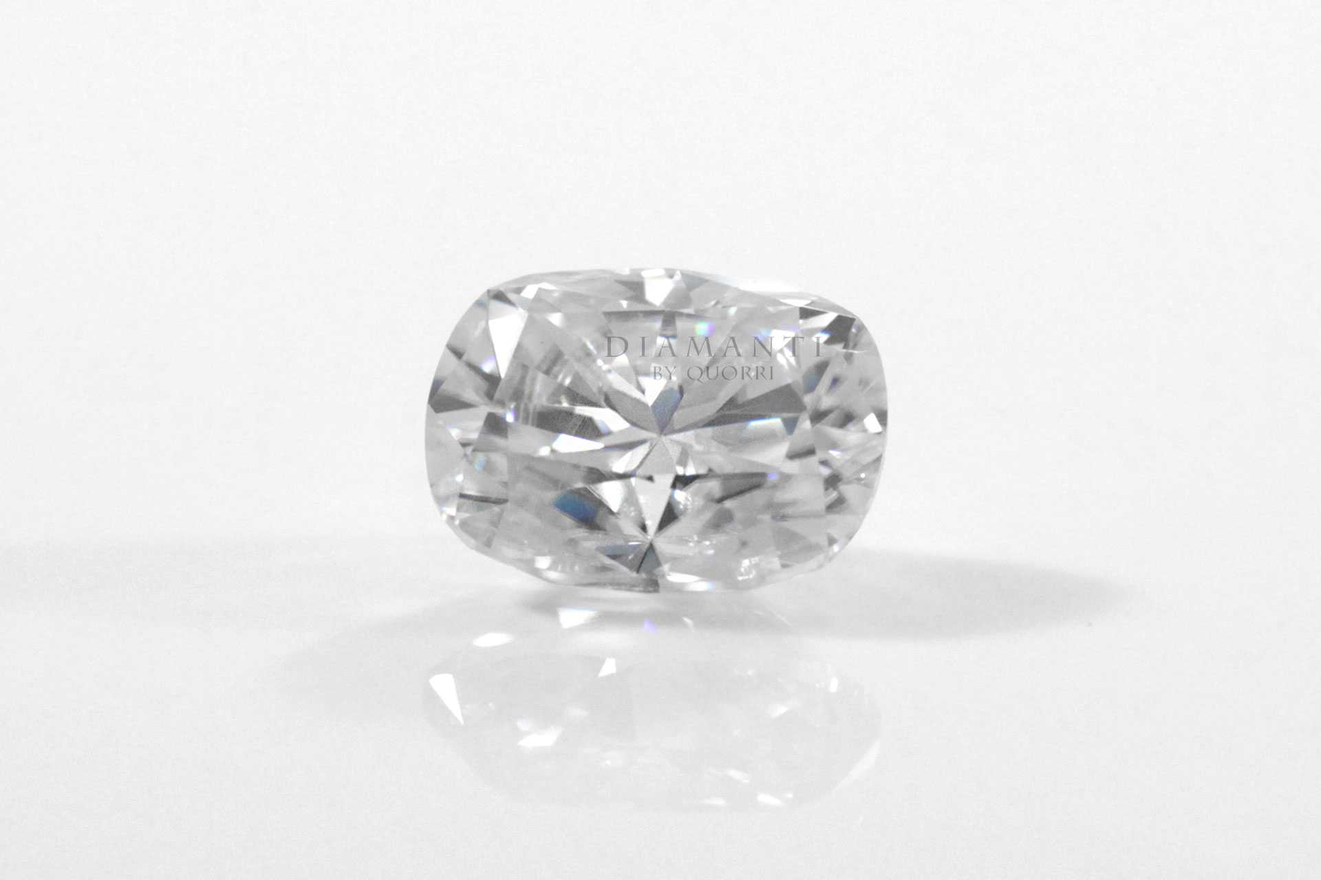 best moissanite elongated cushion diamonds Aterna by Quorri