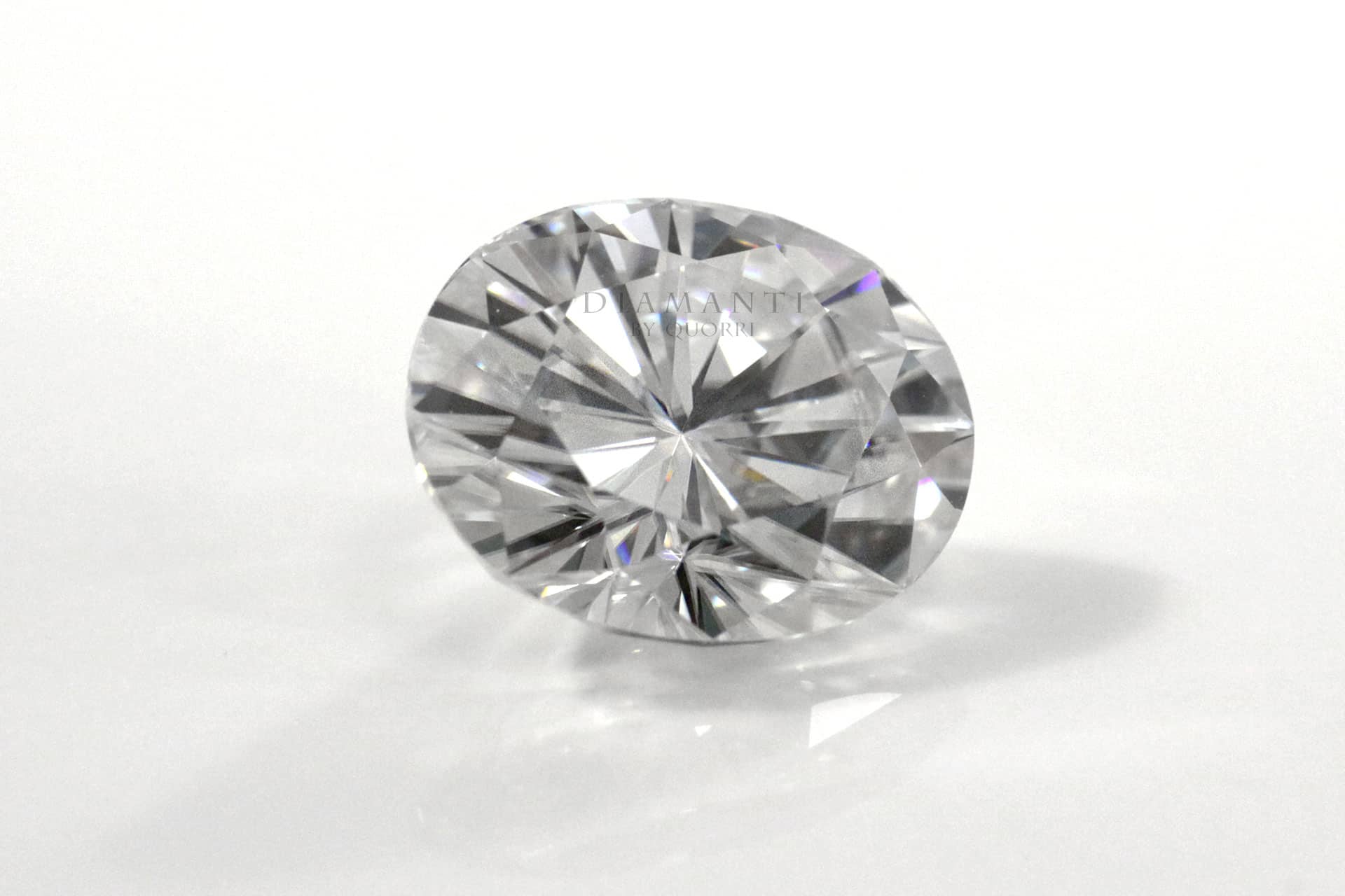 oval cut moissanite lab diamond Canada