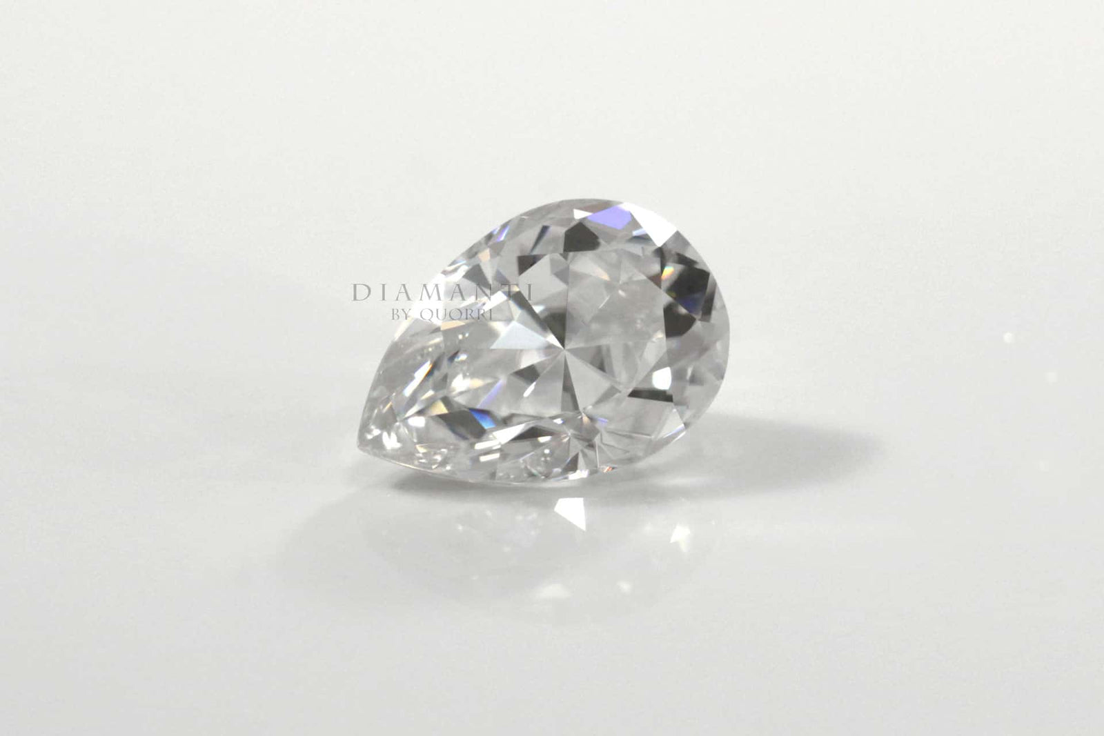 affordable certified lab grown diamond pear cut Quorri