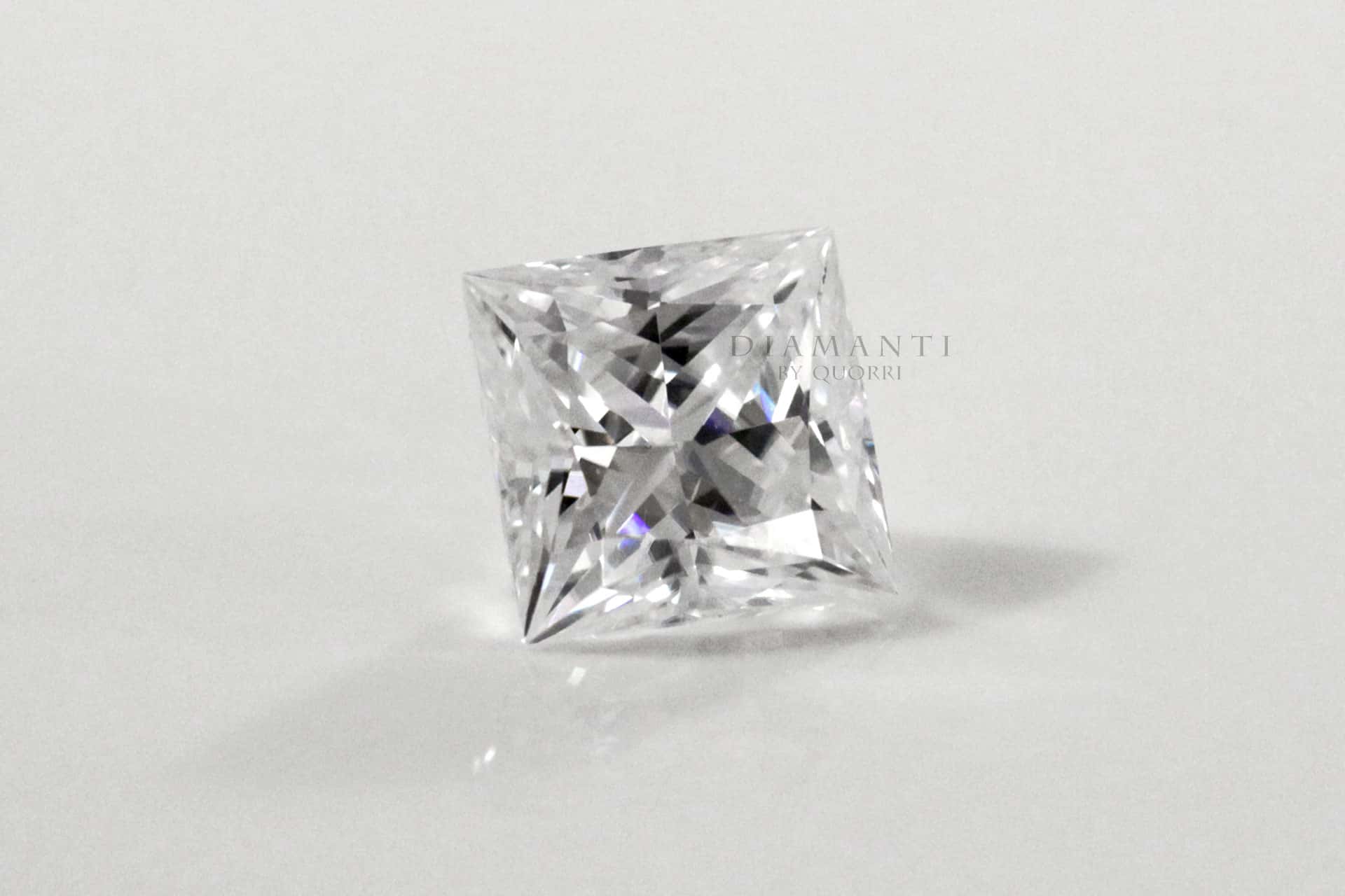 princess cut moissanite lab diamond Canada