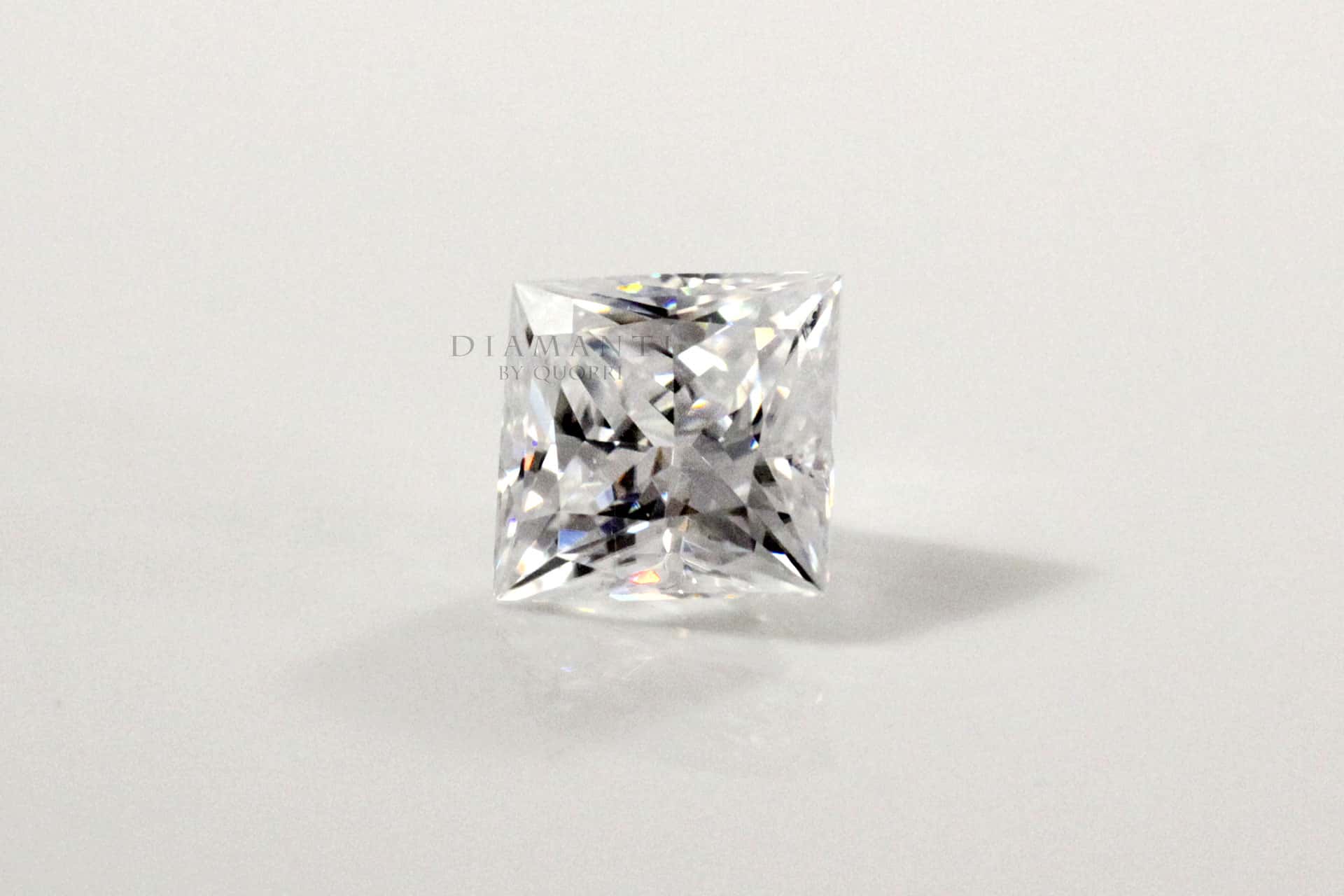 princess cut moissanite lab grown diamond Canada