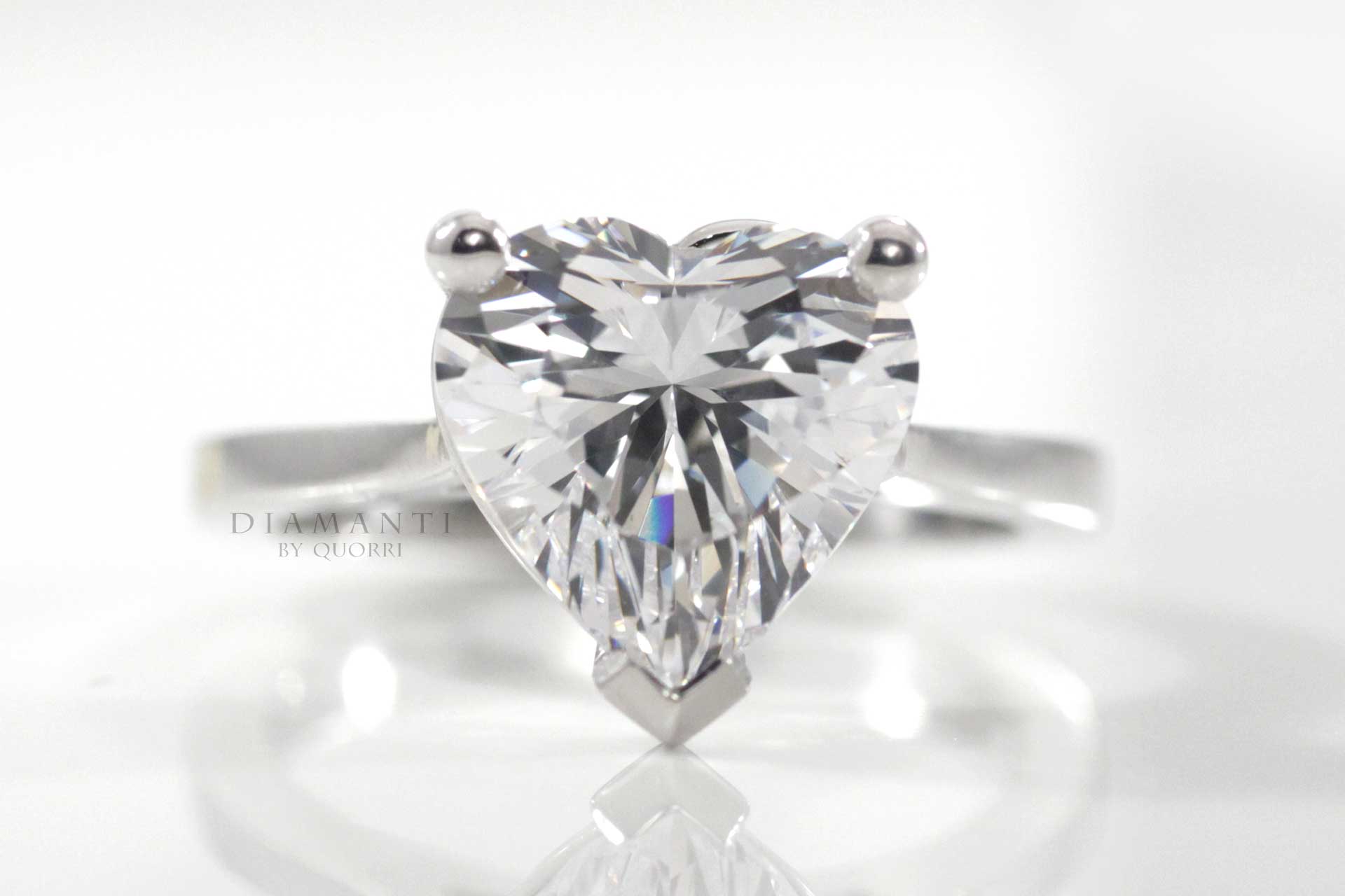 Diamanti Aterna Heart lab Grown Moissanite Diamond Canada