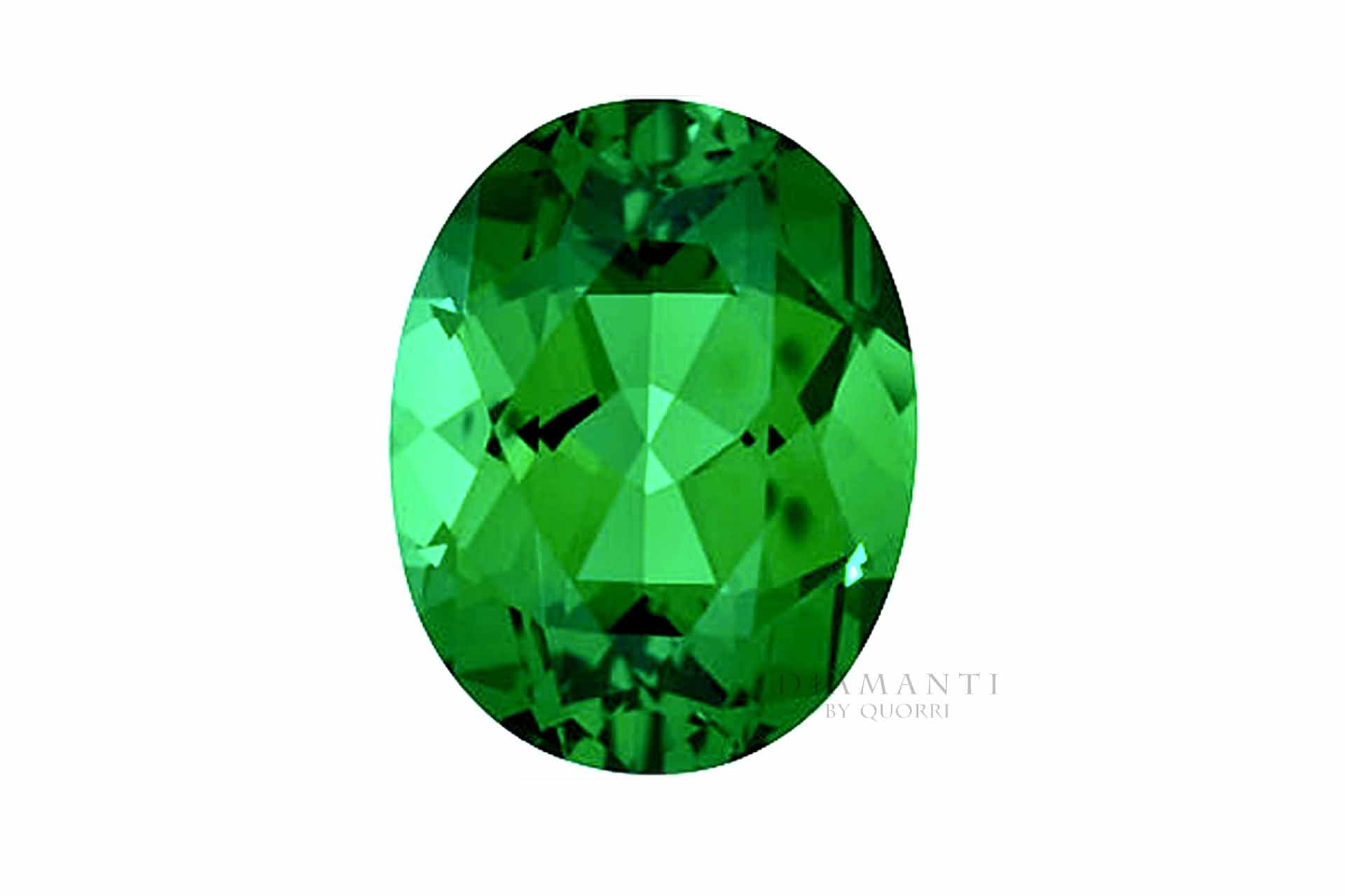 Lab Created PureGem Emerald Oval Cut by Quorri