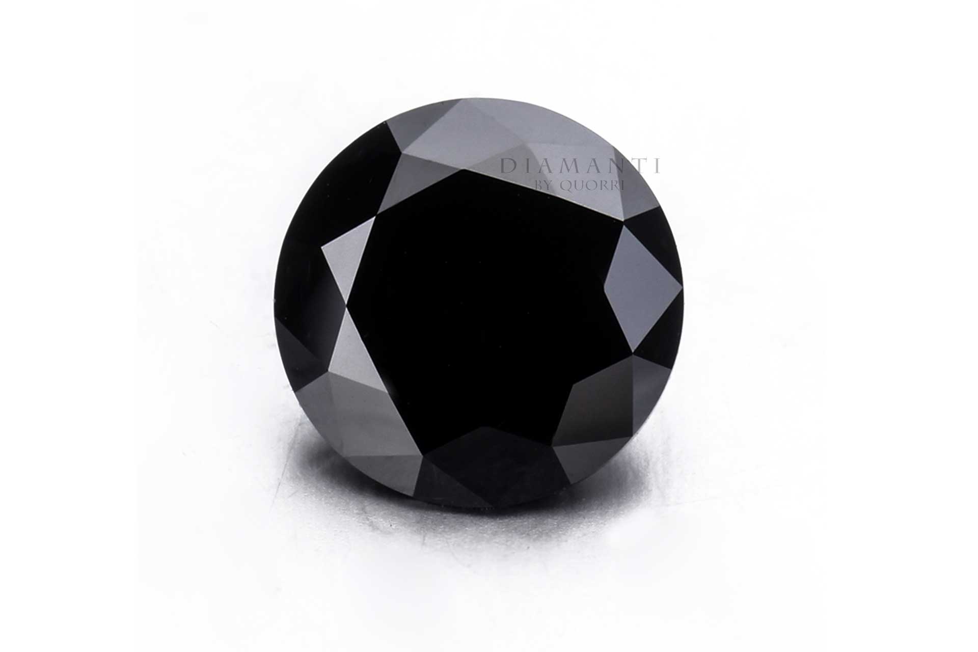 round brilliant black diamonds