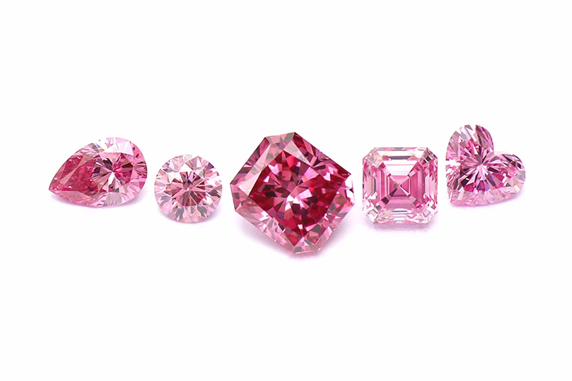 created pink sapphire at quorri