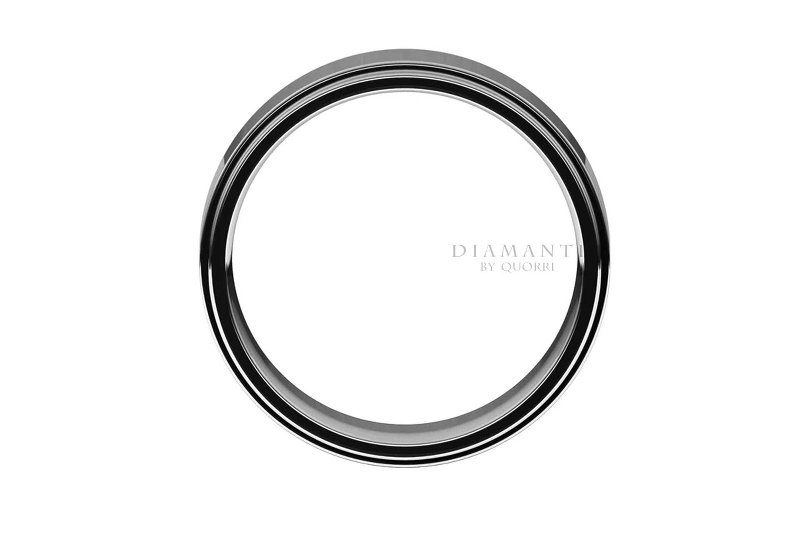 affordable mens gold and platinum wedding bands at Quorri Canada