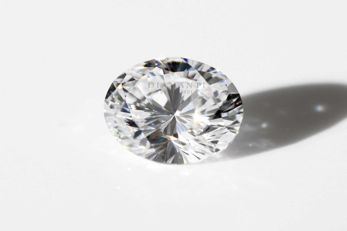 best priced 2 carat oval lab grown diamonds at Quorri