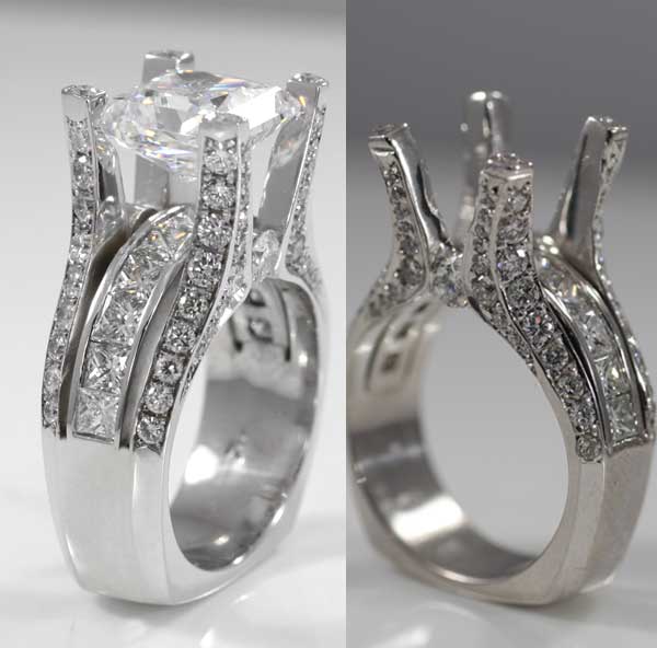 princess custom solitaire ring repair and full service Canada